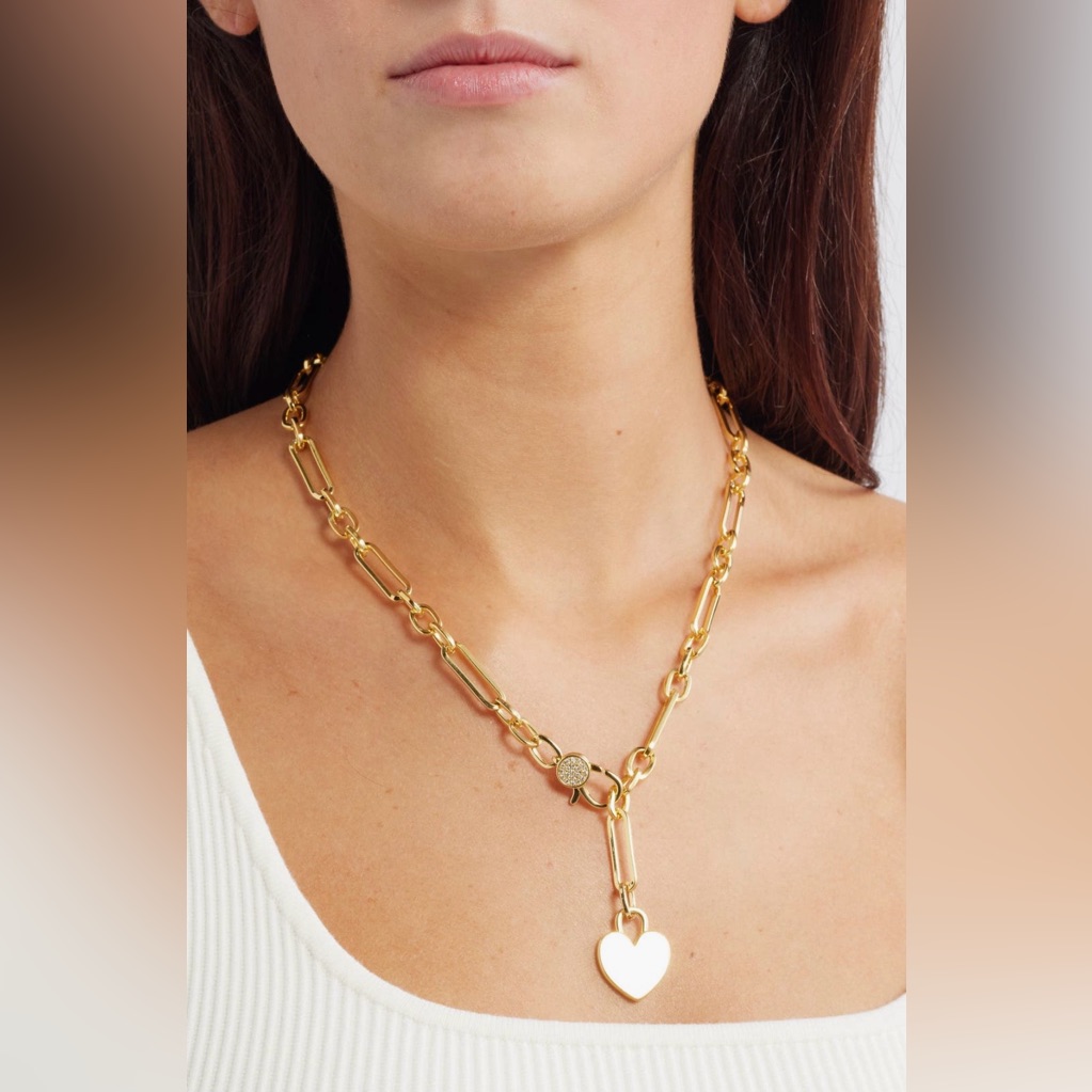 Nordstrom Gold Chain Necklace With Heart Pendant Nordstrom Gold Chain Necklace With Heart Pendant